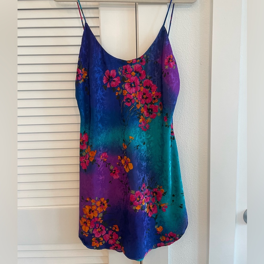 COPY - Circa 2000 vintage floral slip dress